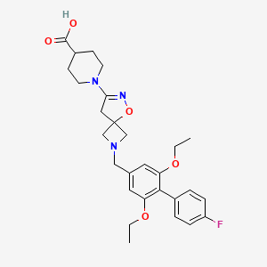 molecular formula C28H34FN3O5 B2960390 SSTR5 antagonist 1 