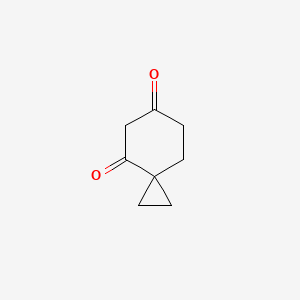 molecular formula C8H10O2 B2960472 Spiro[2.5]octane-4,6-dione CAS No. 280568-01-6