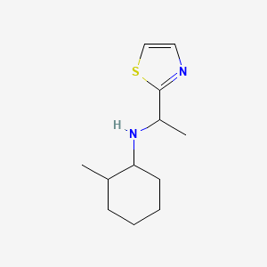 2-methyl-N-[1-(1,3-thiazol-2-yl)ethyl]cyclohexan-1-amine