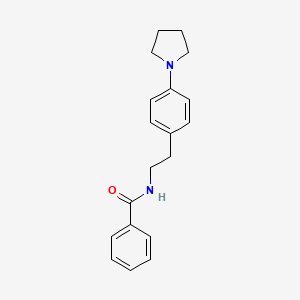 N-(4-(pyrrolidin-1-yl)phenethyl)benzamide