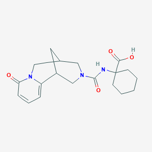 1-{[(8-oxo-1,5,6,8-tetrahydro-2H-1,5-methanopyrido[1,2-a][1,5]diazocin-3(4H)-yl)carbonyl]amino}cyclohexanecarboxylic acid