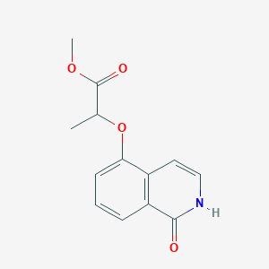 Methyl 2-[(1-oxo-1,2-dihydroisoquinolin-5-yl)oxy]propanoate