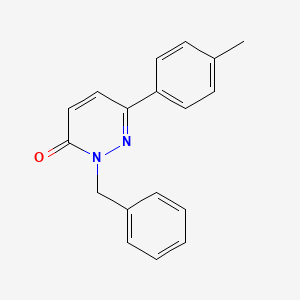 molecular formula C18H16N2O B2960601 2-benzyl-6-(p-tolyl)pyridazin-3(2H)-one CAS No. 899946-68-0
