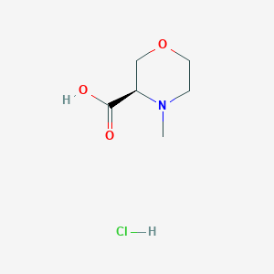 (3R)-4-Methyl-morpholine-3-carboxylic acid hydrochloride