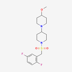 1'-[(2,5-Difluorophenyl)methanesulfonyl]-4-methoxy-1,4'-bipiperidine