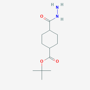 Tert-butyl 4-(hydrazinecarbonyl)cyclohexane-1-carboxylate