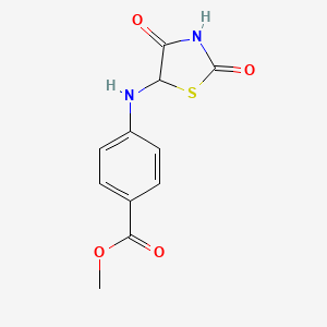 Methyl 4-[(2,4-dioxo-1,3-thiazolidin-5-yl)amino]benzoate