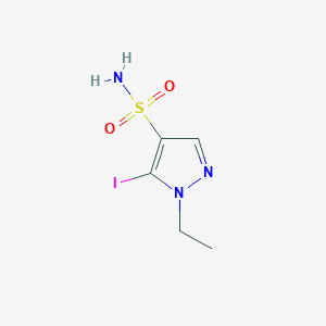 1-Ethyl-5-iodopyrazole-4-sulfonamide