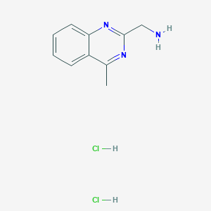 (4-Methylquinazolin-2-yl)methanamine dihydrochloride