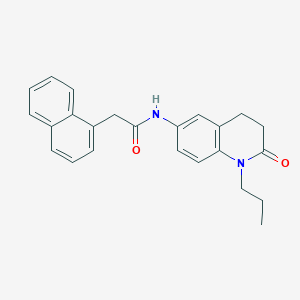 2-(naphthalen-1-yl)-N-(2-oxo-1-propyl-1,2,3,4-tetrahydroquinolin-6-yl)acetamide