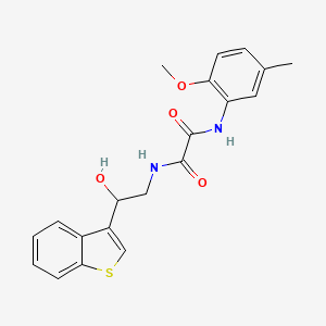 N1-(2-(benzo[b]thiophen-3-yl)-2-hydroxyethyl)-N2-(2-methoxy-5-methylphenyl)oxalamide