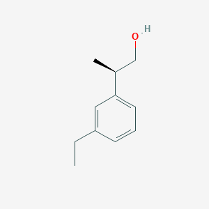 molecular formula C11H16O B2960697 (2R)-2-(3-Ethylphenyl)propan-1-ol CAS No. 2248184-05-4