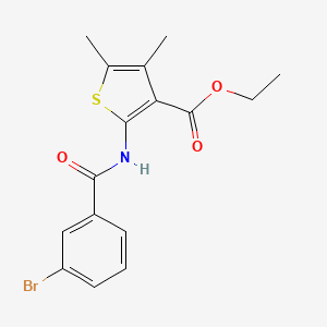 Ethyl 2-(3-bromobenzamido)-4,5-dimethyl-3-thiophenecarboxylate
