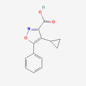 4-Cyclopropyl-5-phenylisoxazole-3-carboxylic acid