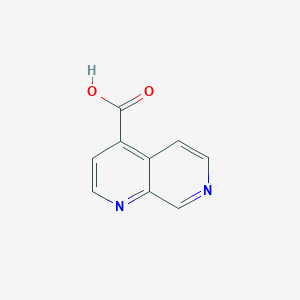 molecular formula C9H6N2O2 B2960754 1,7-Naphthyridine-4-carboxylic acid CAS No. 1378260-92-4