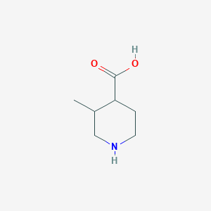 molecular formula C7H13NO2 B2960804 3-Methyl-4-piperidinecarboxylic acid CAS No. 885951-69-9