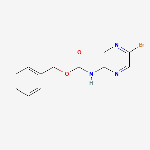 molecular formula C12H10BrN3O2 B2960813 5-Bromo-N-Cbz-pyrazin-2-amine CAS No. 175393-04-1