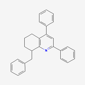 molecular formula C28H25N B2960859 8-Benzyl-2,4-diphenyl-5,6,7,8-tetrahydroquinoline CAS No. 84202-40-4