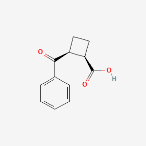 (1R,2S)-2-Benzoylcyclobutane-1-carboxylic acid