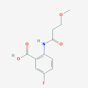 5-Fluoro-2-(3-methoxypropanamido)benzoic acid