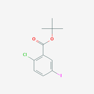 molecular formula C11H12ClIO2 B2960966 tert-butyl 2-chloro-5-iodobenzoate CAS No. 878207-31-9