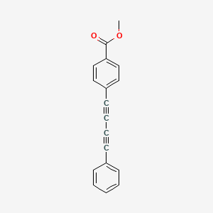 molecular formula C18H12O2 B2961111 Methyl 4-(phenylbuta-1,3-diyn-1-yl)benzoate CAS No. 297178-34-8