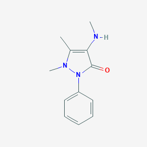 molecular formula C12H15N3O B029613 Methylaminoantipyrine CAS No. 519-98-2