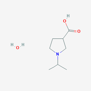 1-Isopropyl-3-pyrrolidinecarboxylic acid hydrate