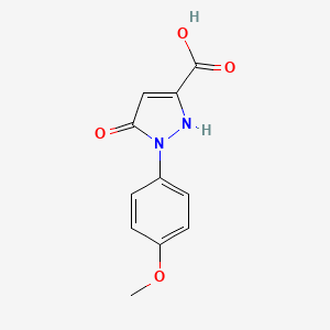 5-hydroxy-1-(4-methoxyphenyl)-1H-pyrazole-3-carboxylic acid