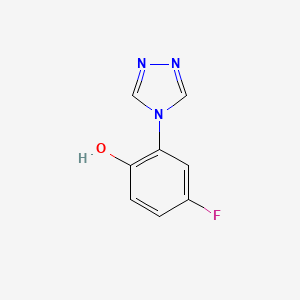 4-fluoro-2-(4H-1,2,4-triazol-4-yl)phenol
