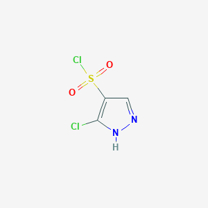 3-chloro-1H-pyrazole-4-sulfonyl chloride