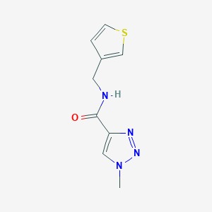 1-methyl-N-(thiophen-3-ylmethyl)-1H-1,2,3-triazole-4-carboxamide
