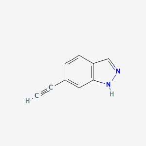 molecular formula C9H6N2 B2961565 6-Ethynyl-1H-indazole CAS No. 1093847-80-3