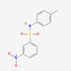 molecular formula C13H12N2O4S B2961668 N-(4-Methylphenyl)-3-nitrobenzenesulfonamide CAS No. 4284-46-2