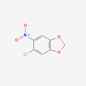 molecular formula C7H4ClNO4 B2961751 5-Chloro-6-nitro-1,3-benzodioxole CAS No. 7748-57-4