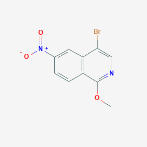 4-Bromo-1-methoxy-6-nitroisoquinoline