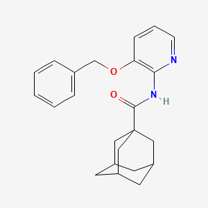 molecular formula C23H26N2O2 B2961822 N-[3-(benzyloxy)pyridin-2-yl]adamantane-1-carboxamide CAS No. 1022214-42-1