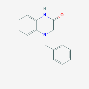 4-[(3-Methylphenyl)methyl]-1,3-dihydroquinoxalin-2-one