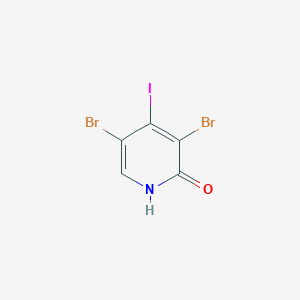 3,5-Dibromo-4-iodopyridin-2(1H)-one
