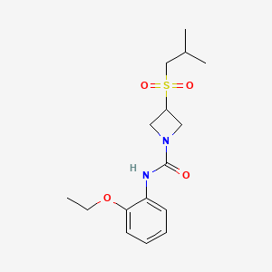 N-(2-ethoxyphenyl)-3-(isobutylsulfonyl)azetidine-1-carboxamide