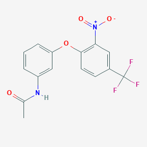 N-{3-[2-nitro-4-(trifluoromethyl)phenoxy]phenyl}acetamide