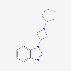 2-Methyl-1-[1-(thiolan-3-yl)azetidin-3-yl]benzimidazole
