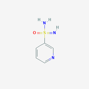 molecular formula C5H7N3OS B2961923 Pyridine-3-sulfonimidamide CAS No. 2445794-57-8