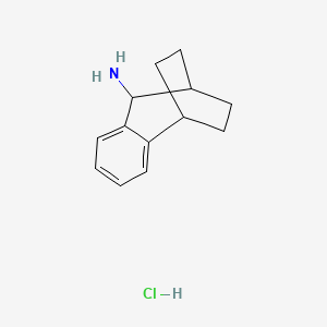 molecular formula C13H18ClN B2961952 Tricyclo[7.2.2.02,7]trideca-2,4,6-trien-8-amine;hydrochloride CAS No. 2470436-70-3