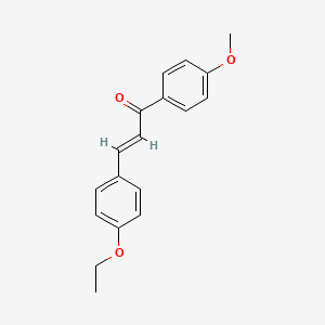 molecular formula C18H18O3 B2961972 trans-4-Ethoxy-4'-methoxychalcone CAS No. 74280-20-9