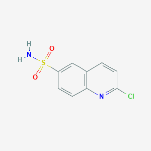 molecular formula C9H7ClN2O2S B2962074 2-Chloroquinoline-6-sulfonamide CAS No. 1156387-51-7