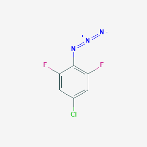molecular formula C6H2ClF2N3 B2962250 2-Azido-5-chloro-1,3-difluorobenzene CAS No. 2567504-91-8