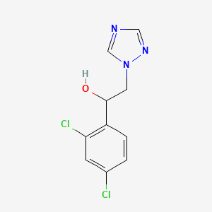 molecular formula C10H9Cl2N3O B2962303 alpha-(2,4-dichlorophenyl)-1H-1,2,4-triazole-1-ethanol CAS No. 58905-18-3
