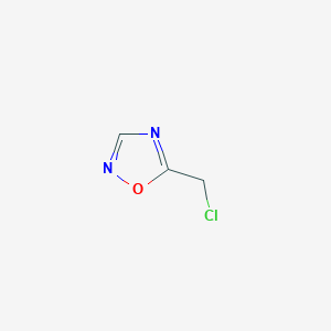 molecular formula C3H3ClN2O B2962313 5-(Chloromethyl)-1,2,4-oxadiazole CAS No. 69146-79-8