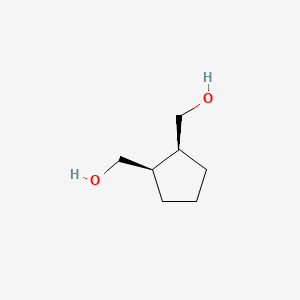 molecular formula C7H14O2 B2962318 rac[(1R,2S)-2-(hydroxymethyl)cyclopentyl]methanol CAS No. 75658-83-2
